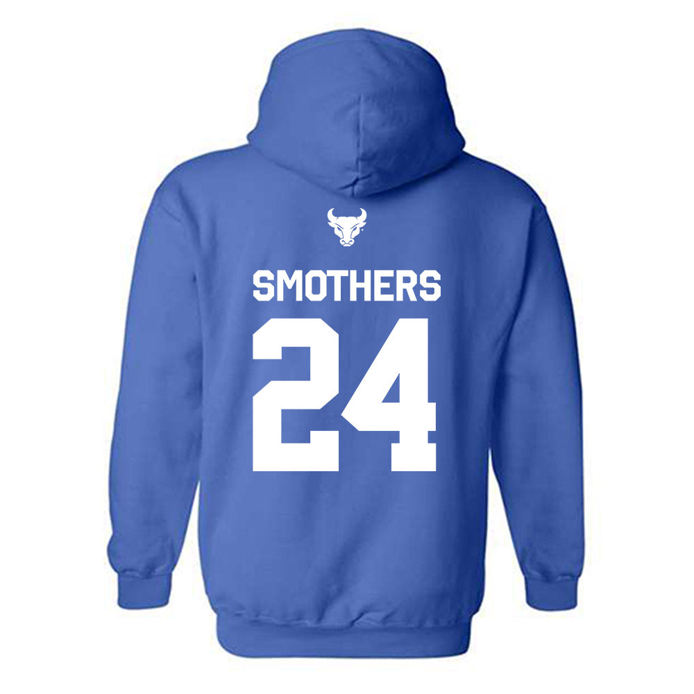 Buffalo - NCAA Football : Sayre Smothers - Classic Shersey Hooded Sweatshirt-1