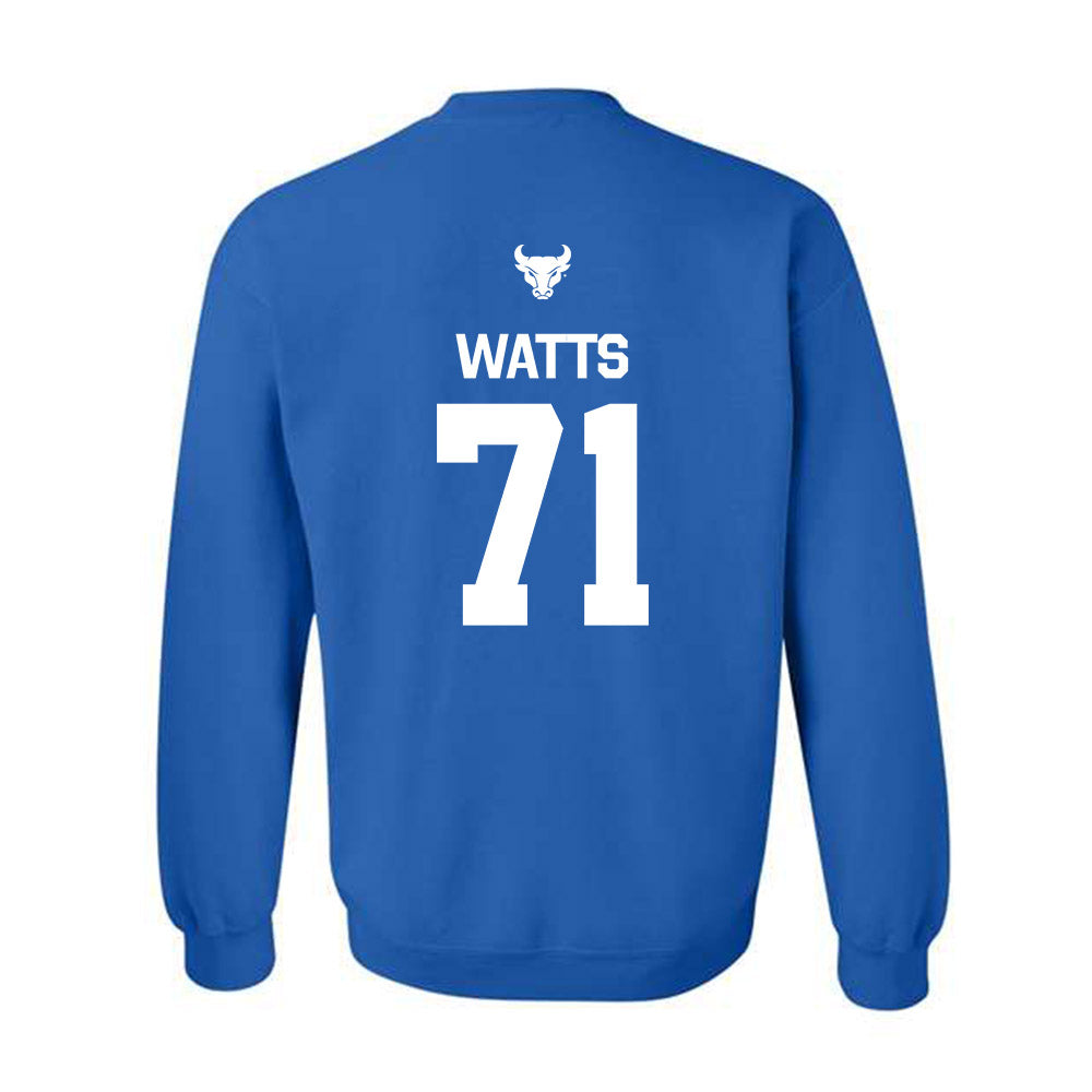 Buffalo - NCAA Football : Caleb Watts - Classic Shersey Crewneck Sweatshirt-1