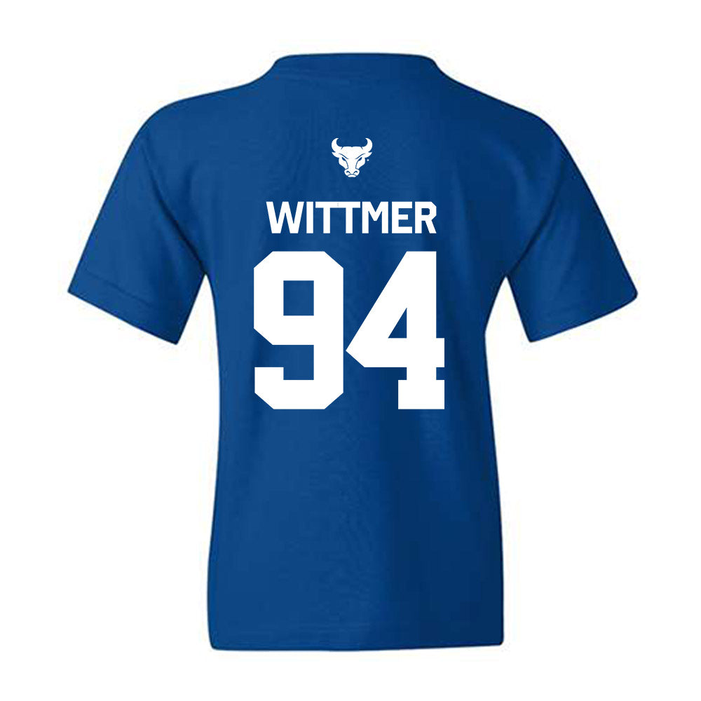Buffalo - NCAA Football : Noah Wittmer - Classic Shersey Youth T-Shirt-1