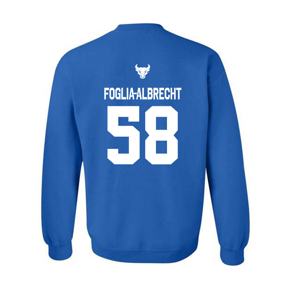 Buffalo - NCAA Football : Ben Foglia-Albrecht - Classic Shersey Crewneck Sweatshirt-1