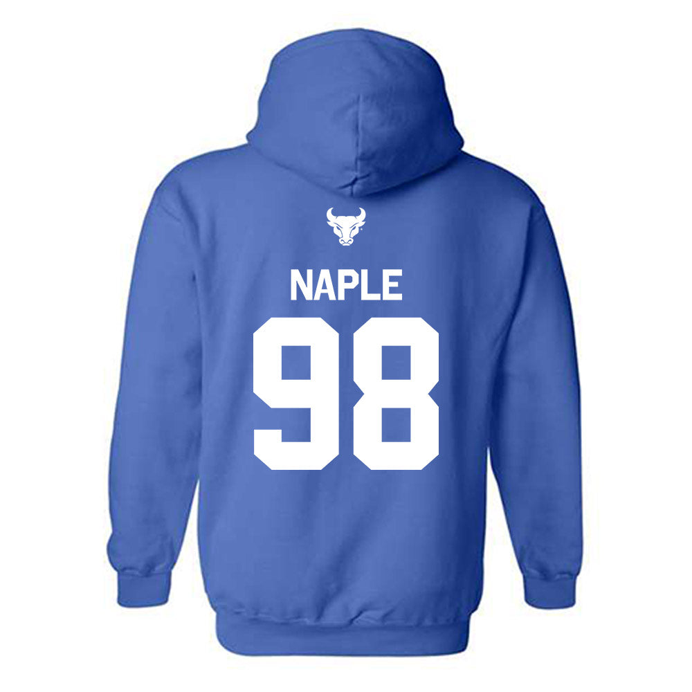 Buffalo - NCAA Football : Mason Naple - Classic Shersey Hooded Sweatshirt-1