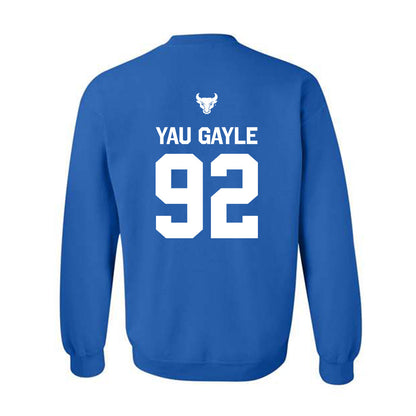 Buffalo - NCAA Football : Luke Yau Gayle - Classic Shersey Crewneck Sweatshirt-1