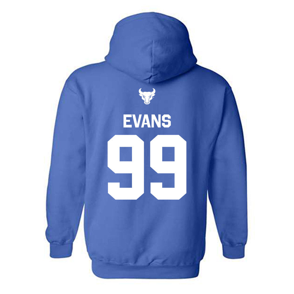 Buffalo - NCAA Football : Cornell Evans - Classic Shersey Hooded Sweatshirt-1