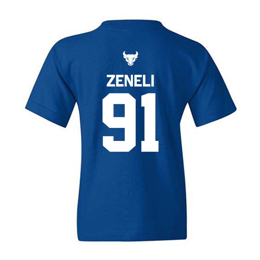 Buffalo - NCAA Football : Henri Zeneli - Classic Shersey Youth T-Shirt-1