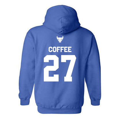 Buffalo - NCAA Football : Davion Coffee - Classic Shersey Hooded Sweatshirt-1