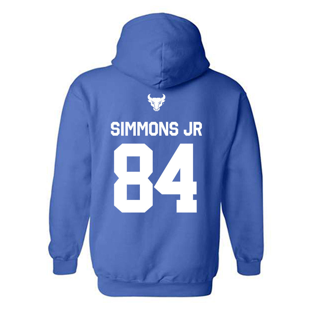 Buffalo - NCAA Football : Tyrell Simmons Jr - Classic Shersey Hooded Sweatshirt-1