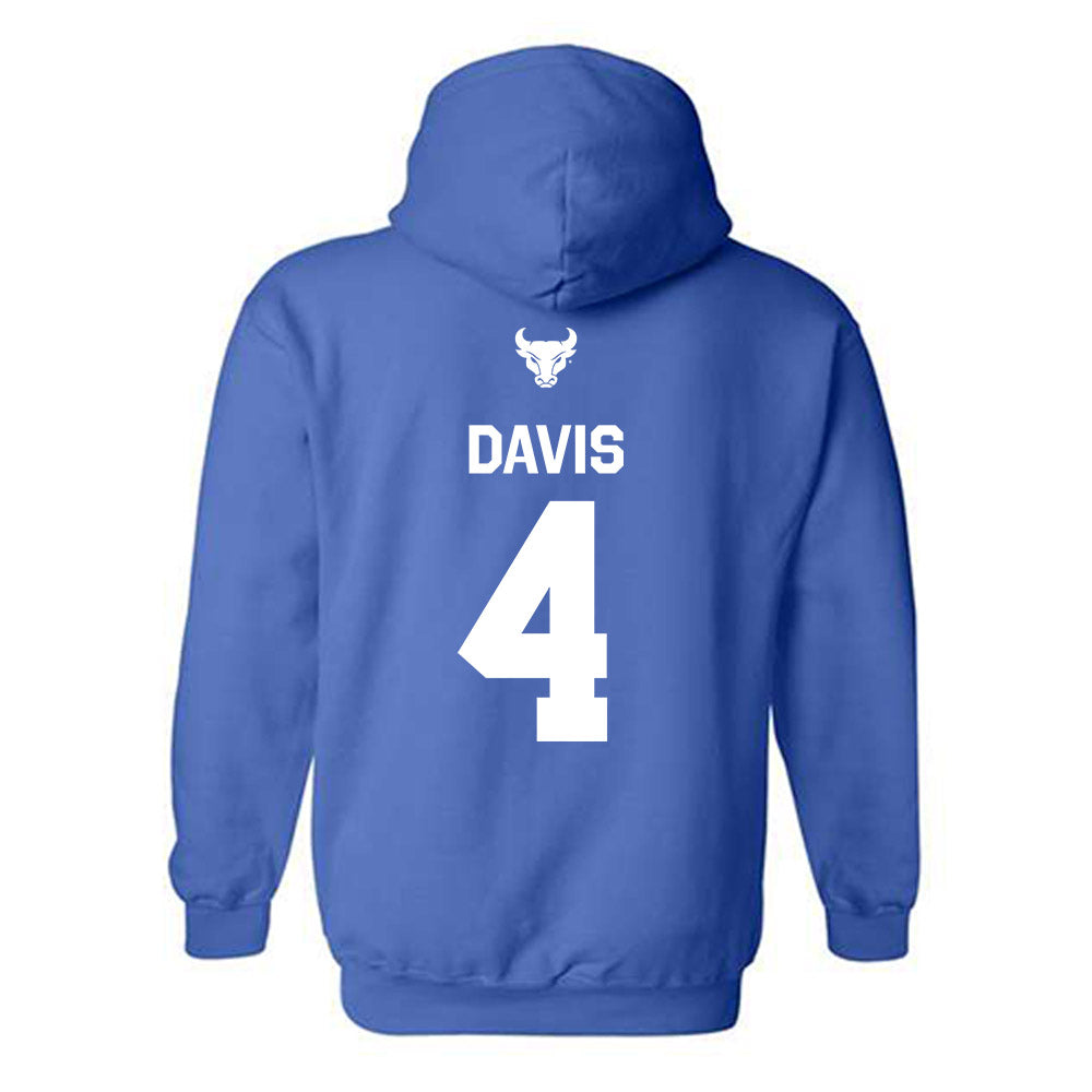 Buffalo - NCAA Football : Ronnell Davis - Classic Shersey Hooded Sweatshirt-1