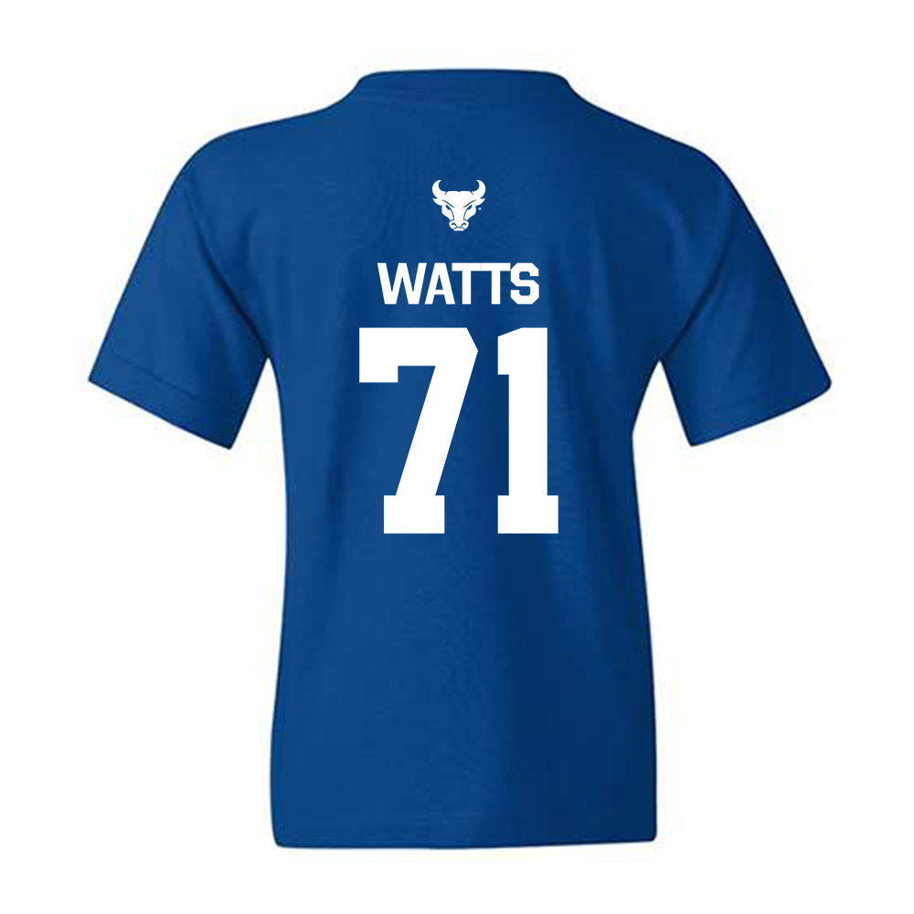 Buffalo - NCAA Football : Caleb Watts - Classic Shersey Youth T-Shirt-1