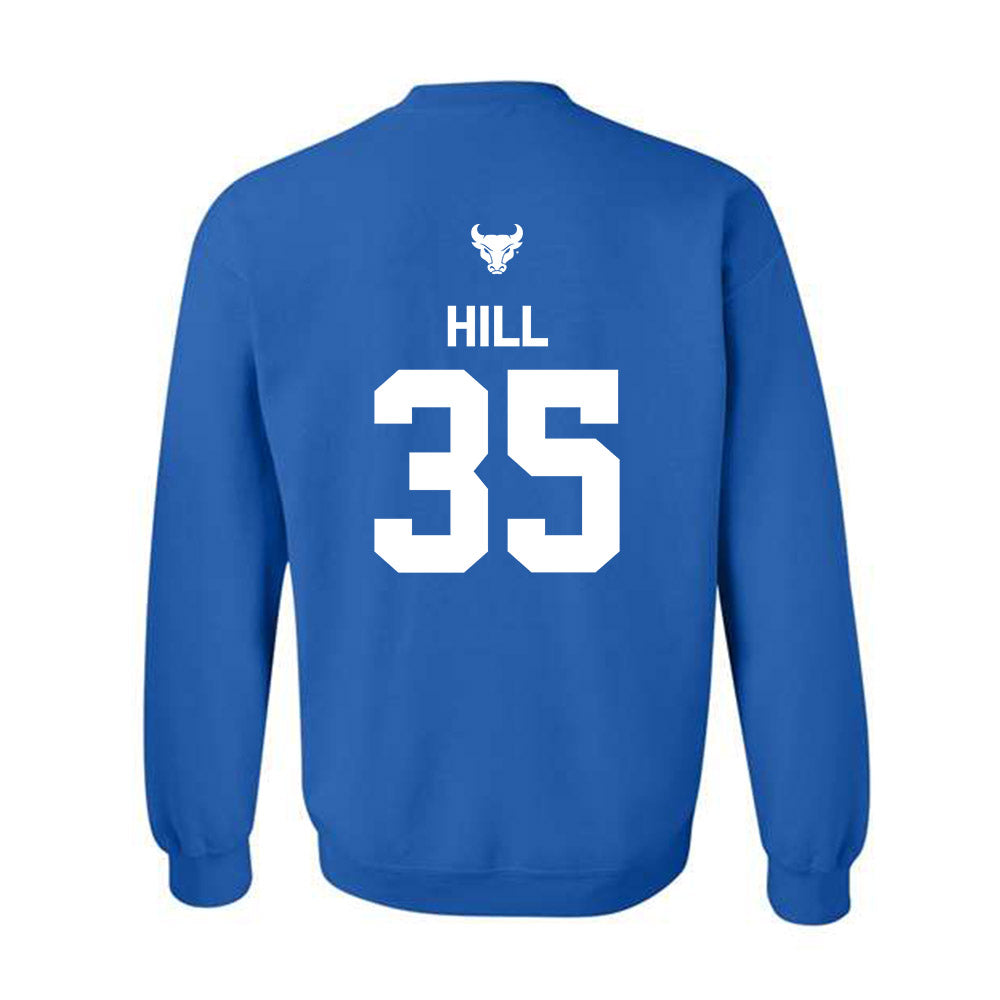Buffalo - NCAA Football : George Hill - Classic Shersey Crewneck Sweatshirt-1