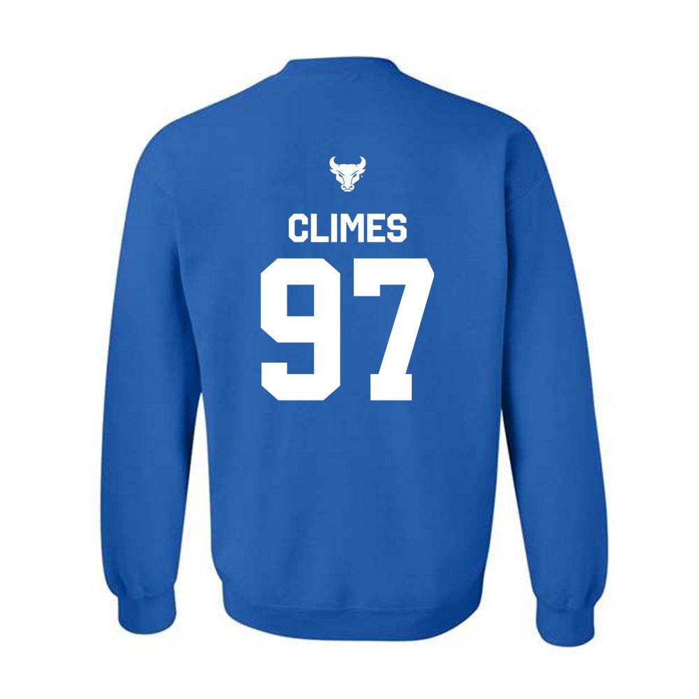 Buffalo - NCAA Football : Christopher Climes - Classic Shersey Crewneck Sweatshirt-1
