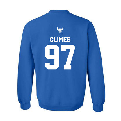 Buffalo - NCAA Football : Christopher Climes - Classic Shersey Crewneck Sweatshirt-1