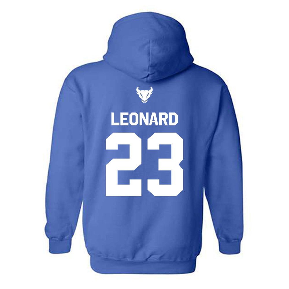 Buffalo - NCAA Football : Xavier Leonard - Classic Shersey Hooded Sweatshirt-1