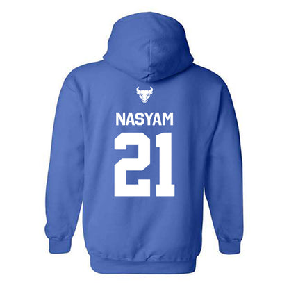 Buffalo - NCAA Men's Tennis : faiz nasyam - Classic Shersey Hooded Sweatshirt-1