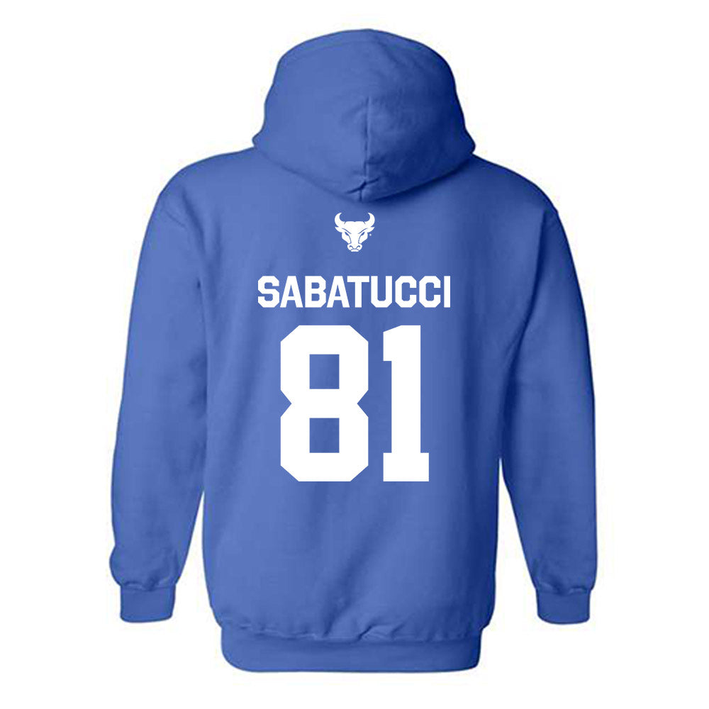 Buffalo - NCAA Football : TJ Sabatucci - Classic Shersey Hooded Sweatshirt-1