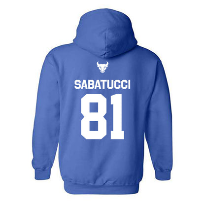 Buffalo - NCAA Football : TJ Sabatucci - Classic Shersey Hooded Sweatshirt-1