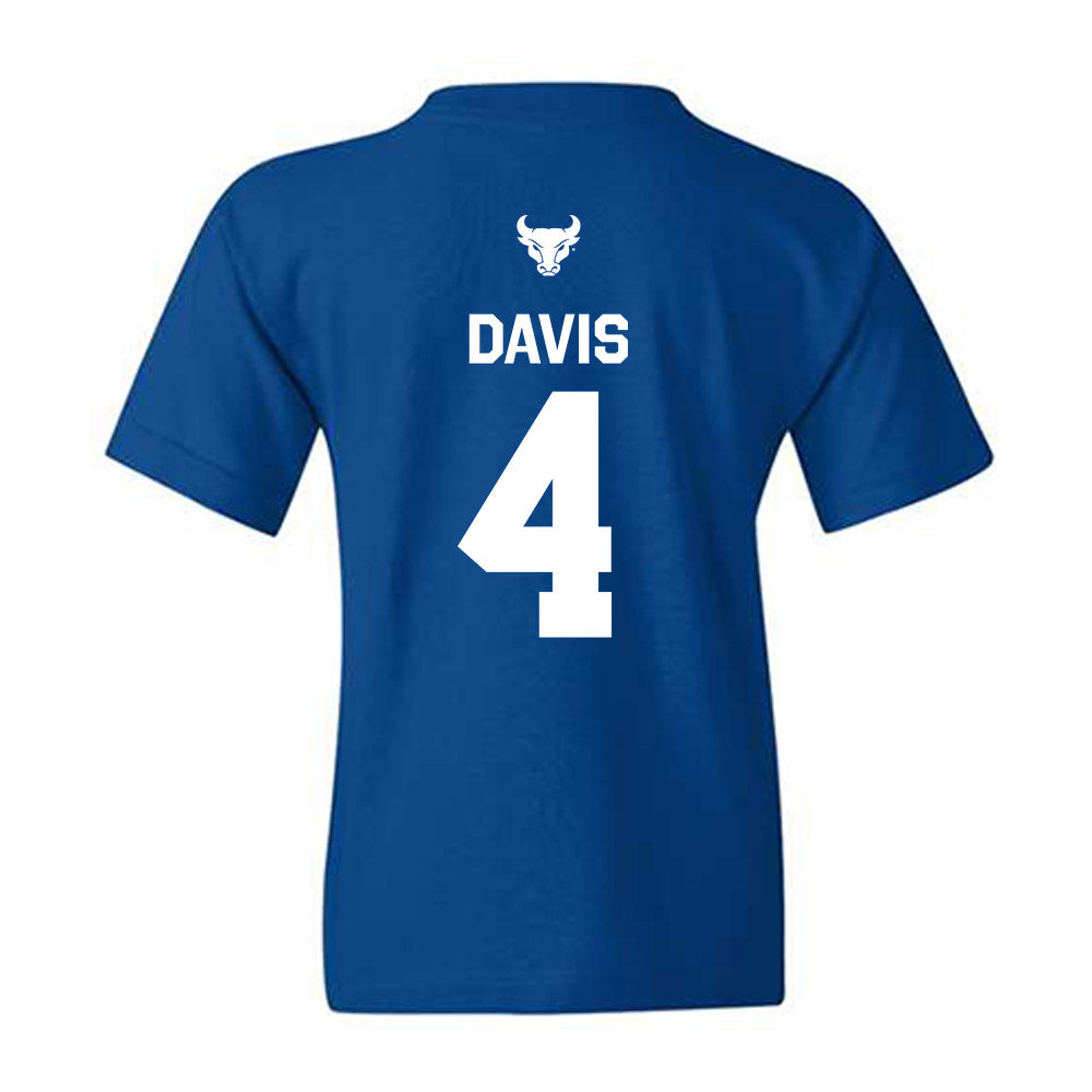 Buffalo - NCAA Football : Ronnell Davis - Classic Shersey Youth T-Shirt-1