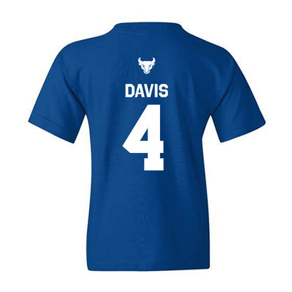 Buffalo - NCAA Football : Ronnell Davis - Classic Shersey Youth T-Shirt-1