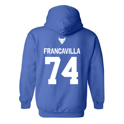 Buffalo - NCAA Football : Nino Francavilla - Classic Shersey Hooded Sweatshirt-1
