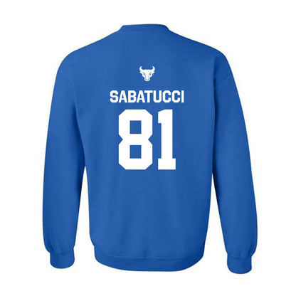 Buffalo - NCAA Football : TJ Sabatucci - Classic Shersey Crewneck Sweatshirt-1