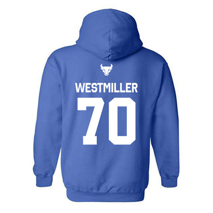 Buffalo - NCAA Football : Robbie Westmiller - Classic Shersey Hooded Sweatshirt-1