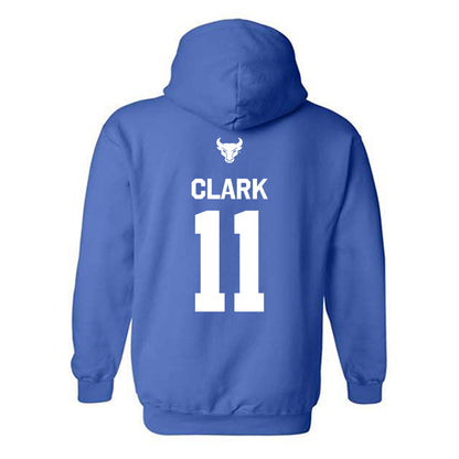 Buffalo - NCAA Football : William Clark - Classic Shersey Hooded Sweatshirt-1