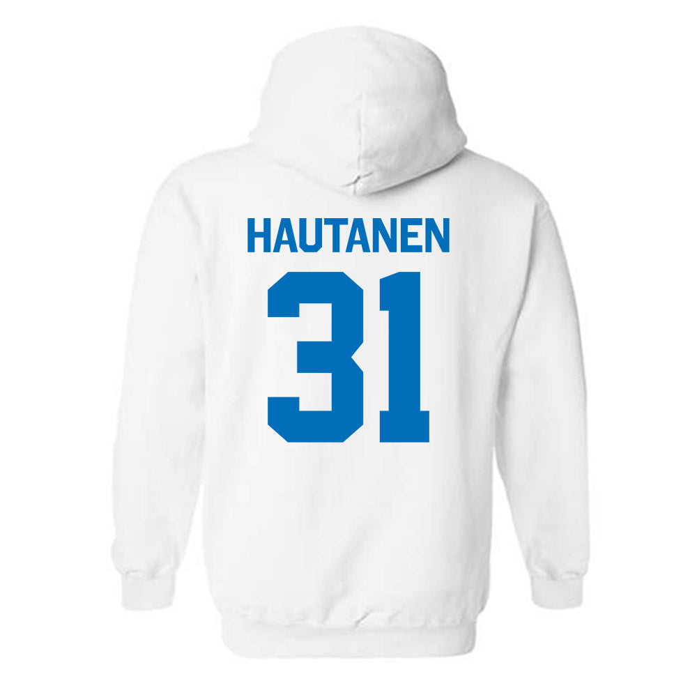 Buffalo - NCAA Football : Oliver Hautanen - Classic Shersey Hooded Sweatshirt-1
