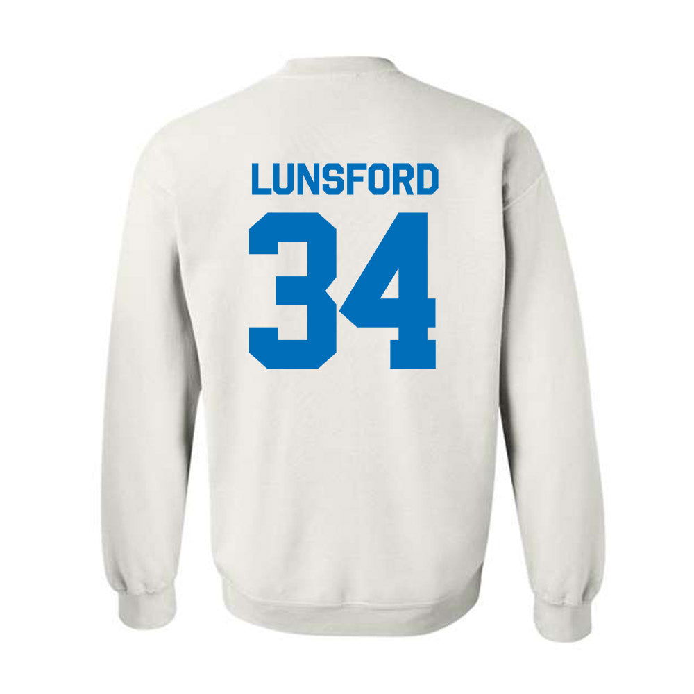 Buffalo - NCAA Football : Preston Lunsford - Classic Shersey Crewneck Sweatshirt-1