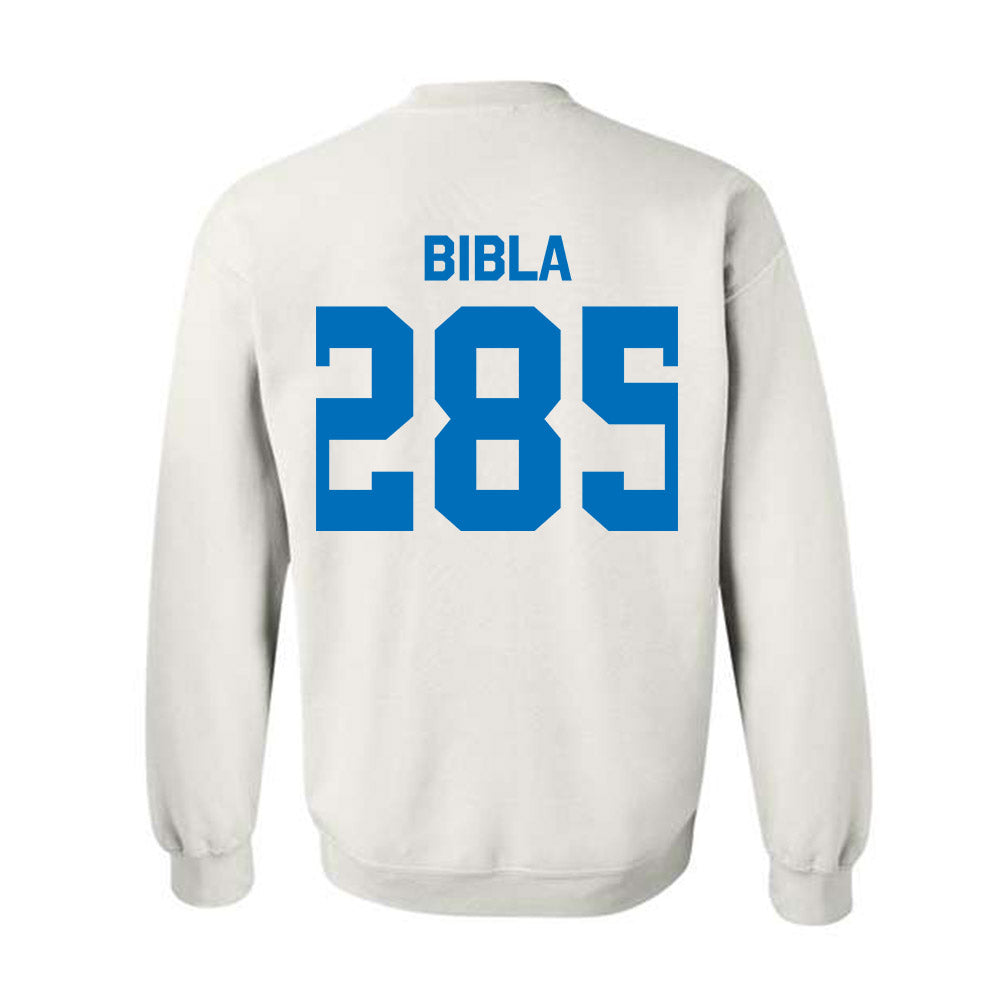 Buffalo - NCAA Wrestling : Magnus Bibla - Classic Shersey Crewneck Sweatshirt-1