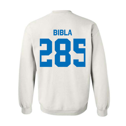 Buffalo - NCAA Wrestling : Magnus Bibla - Classic Shersey Crewneck Sweatshirt-1