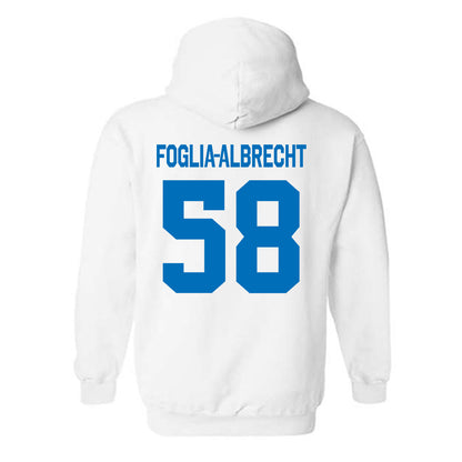 Buffalo - NCAA Football : Ben Foglia-Albrecht - Classic Shersey Hooded Sweatshirt-1