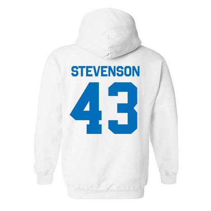 Buffalo - NCAA Football : Xair Stevenson - Classic Shersey Hooded Sweatshirt-1