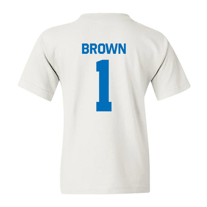 Buffalo - NCAA Football : Saveon Brown - Classic Shersey Youth T-Shirt-1