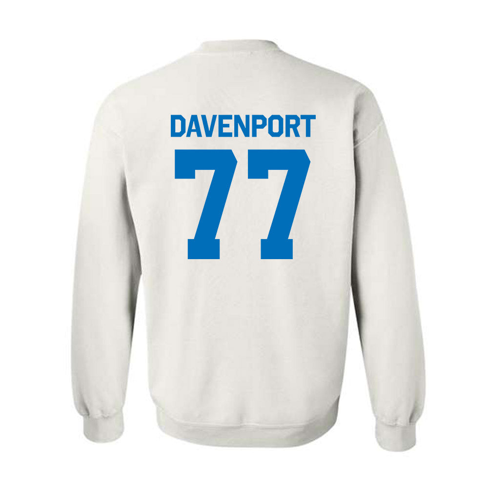 Buffalo - NCAA Football : Jackson Davenport - Classic Shersey Crewneck Sweatshirt-1