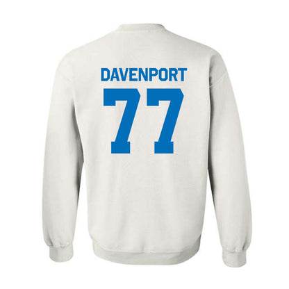 Buffalo - NCAA Football : Jackson Davenport - Classic Shersey Crewneck Sweatshirt-1
