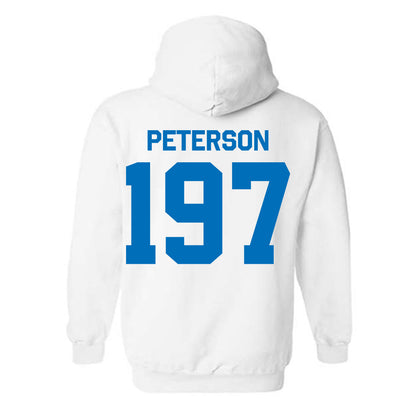 Buffalo - NCAA Wrestling : Aiden Peterson - Classic Shersey Hooded Sweatshirt-1