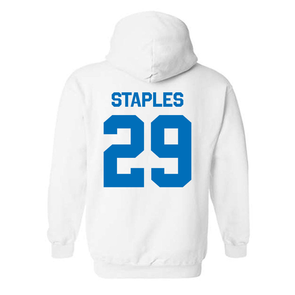 Buffalo - NCAA Football : Cardel Staples - Classic Shersey Hooded Sweatshirt-1