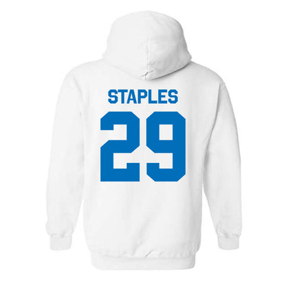 Buffalo - NCAA Football : Cardel Staples - Classic Shersey Hooded Sweatshirt-1