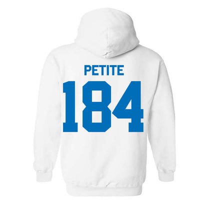 Buffalo - NCAA Wrestling : Marcus Petite - Classic Shersey Hooded Sweatshirt-1
