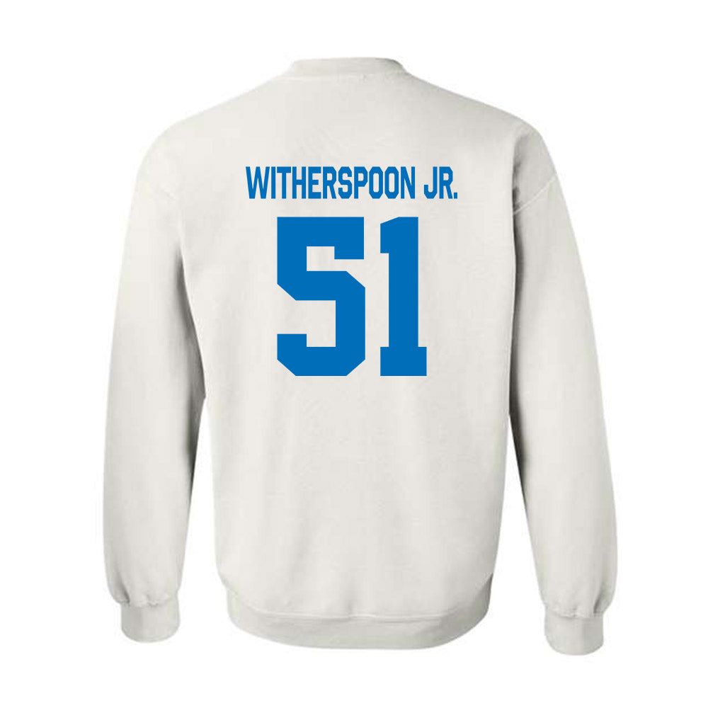 Buffalo - NCAA Football : Anwar Witherspoon Jr. - Classic Shersey Crewneck Sweatshirt-1