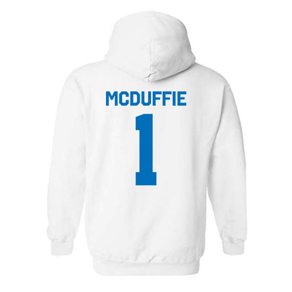 Buffalo - NCAA Women's Basketball : Gabby Mcduffie - Classic Shersey Hooded Sweatshirt-1
