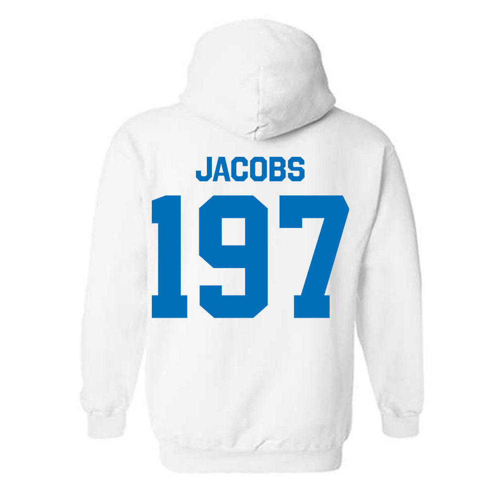 Buffalo - NCAA Wrestling : Connor Jacobs - Classic Shersey Hooded Sweatshirt-1