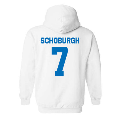 Buffalo - NCAA Women's Soccer : Jayda Schoburgh - Classic Shersey Hooded Sweatshirt-1