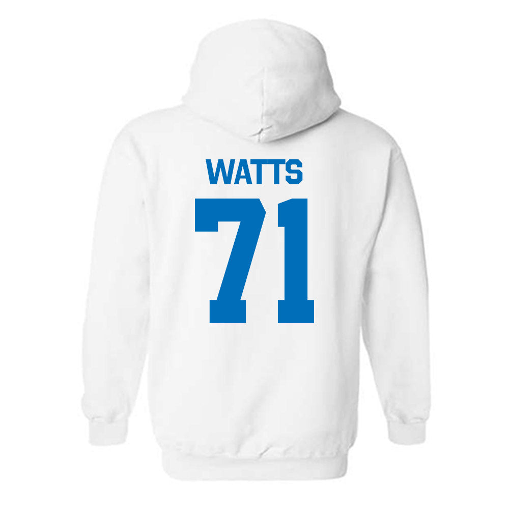 Buffalo - NCAA Football : Caleb Watts - Classic Shersey Hooded Sweatshirt-1