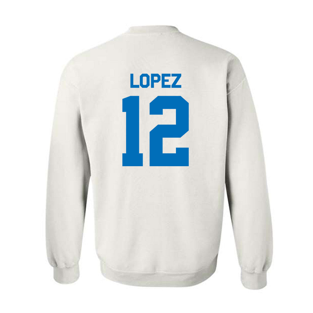 Buffalo - NCAA Women's Basketball : Paula Lopez - Classic Shersey Crewneck Sweatshirt-1
