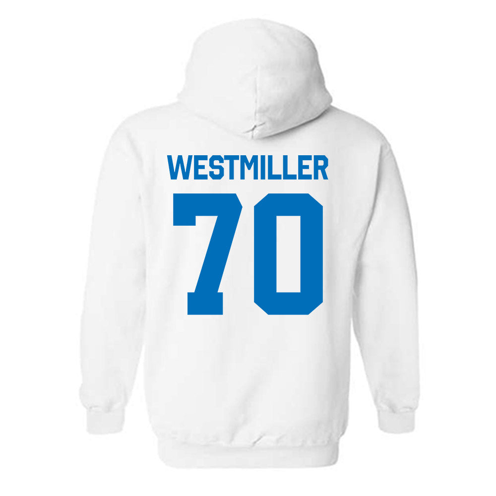 Buffalo - NCAA Football : Robbie Westmiller - Classic Shersey Hooded Sweatshirt-1