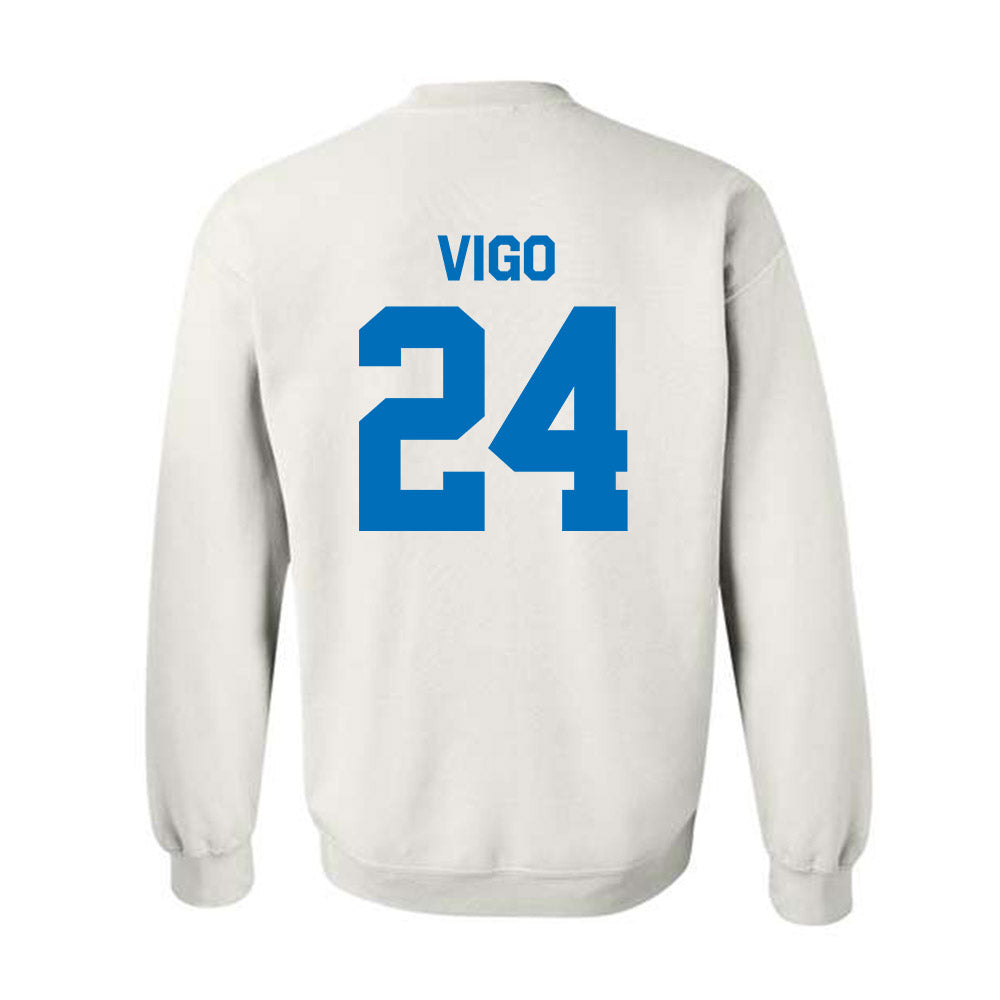 Buffalo - NCAA Men's Basketball : Jahrel Vigo - Classic Shersey Crewneck Sweatshirt-1