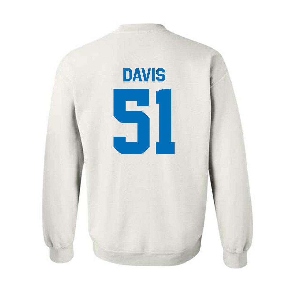 Buffalo - NCAA Football : Tyrone Davis - Classic Shersey Crewneck Sweatshirt-1