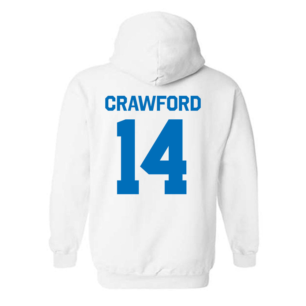 Buffalo - NCAA Football : Mikey Crawford - Classic Shersey Hooded Sweatshirt-1
