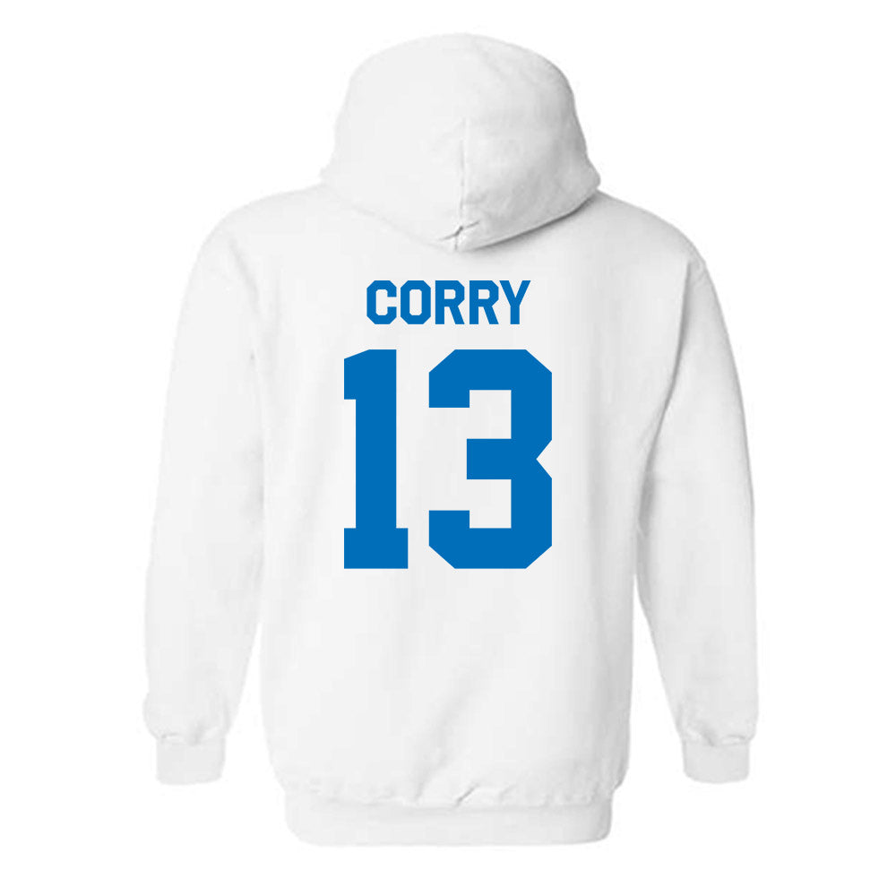 Buffalo - NCAA Women's Basketball : Ella Corry - Classic Shersey Hooded Sweatshirt-1