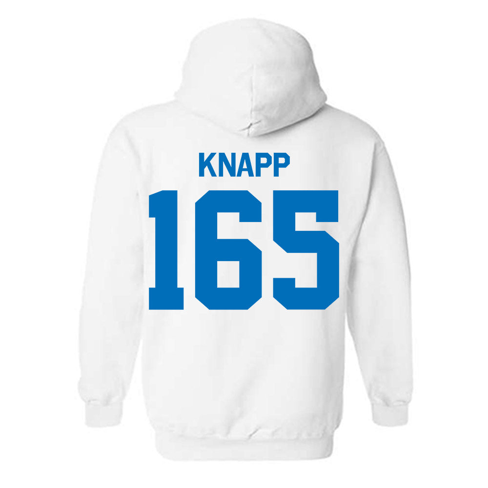 Buffalo - NCAA Wrestling : Rafael Knapp - Classic Shersey Hooded Sweatshirt-1
